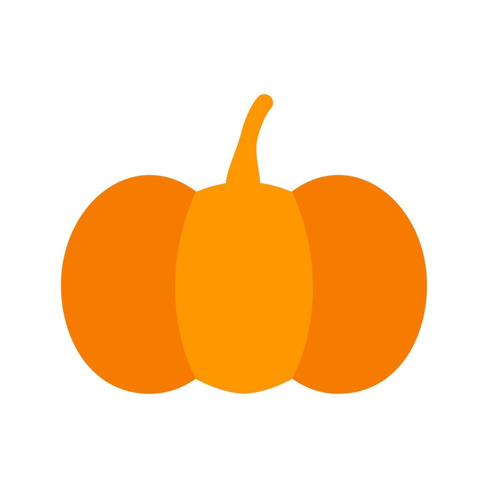 Pumpkin Flat Multicolor Icon vector