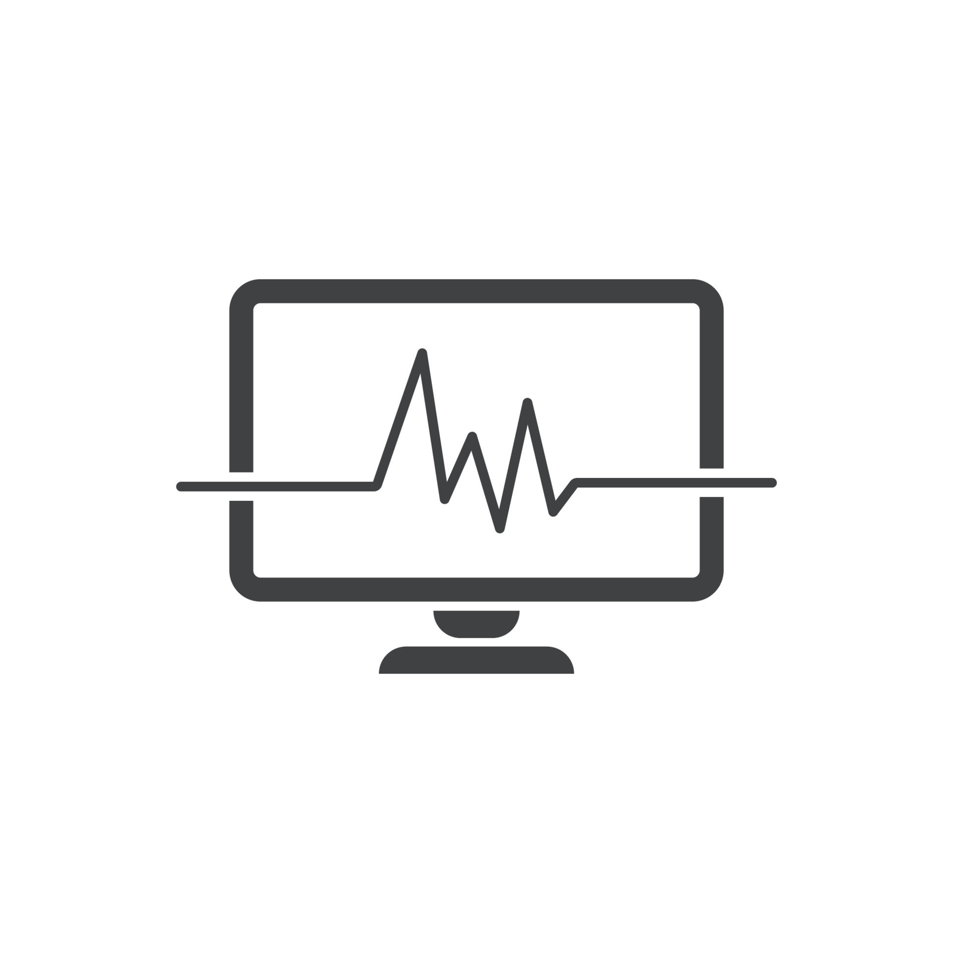Computer monitor logo vector 7722126 Vector Art at Vecteezy
