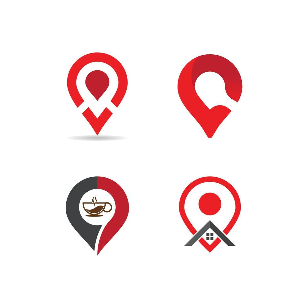 Location point Logo vector