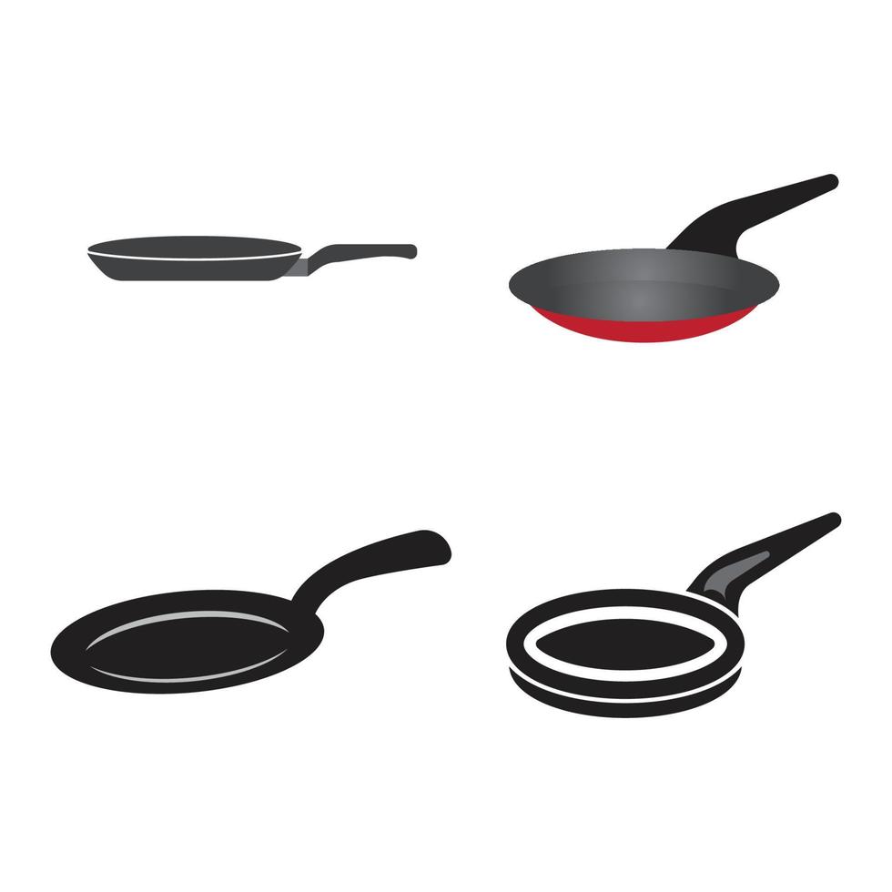 Pan cooking logo vector