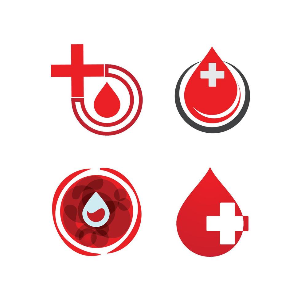 Blood illustration logo vector