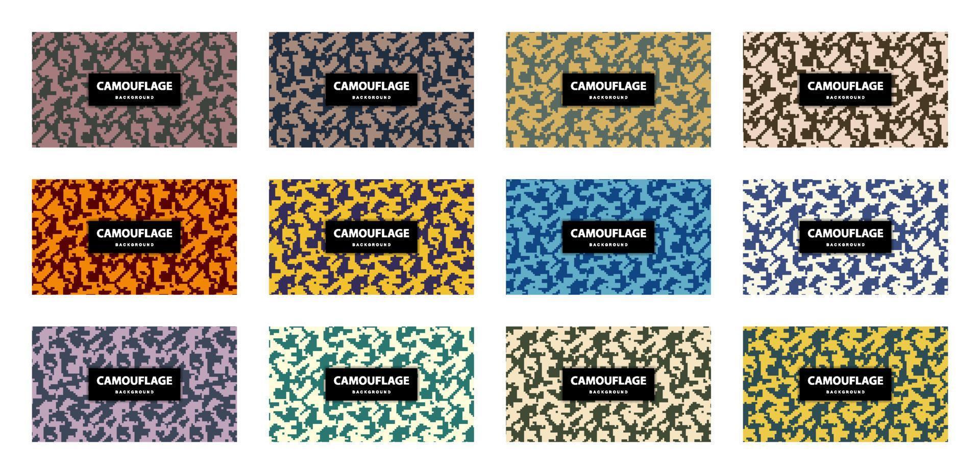Military and army camouflage pattern background vector