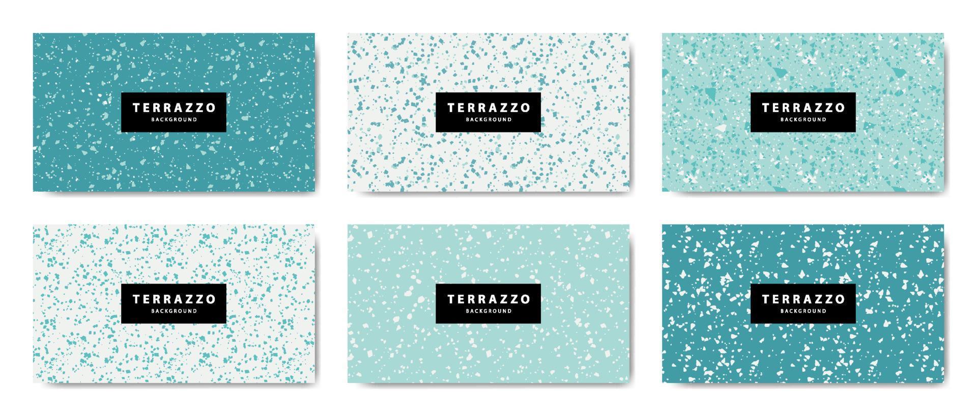 Terrazzo floor wallpaper background vector
