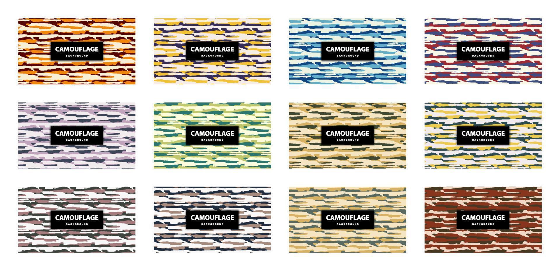 Military and army camouflage pattern background vector