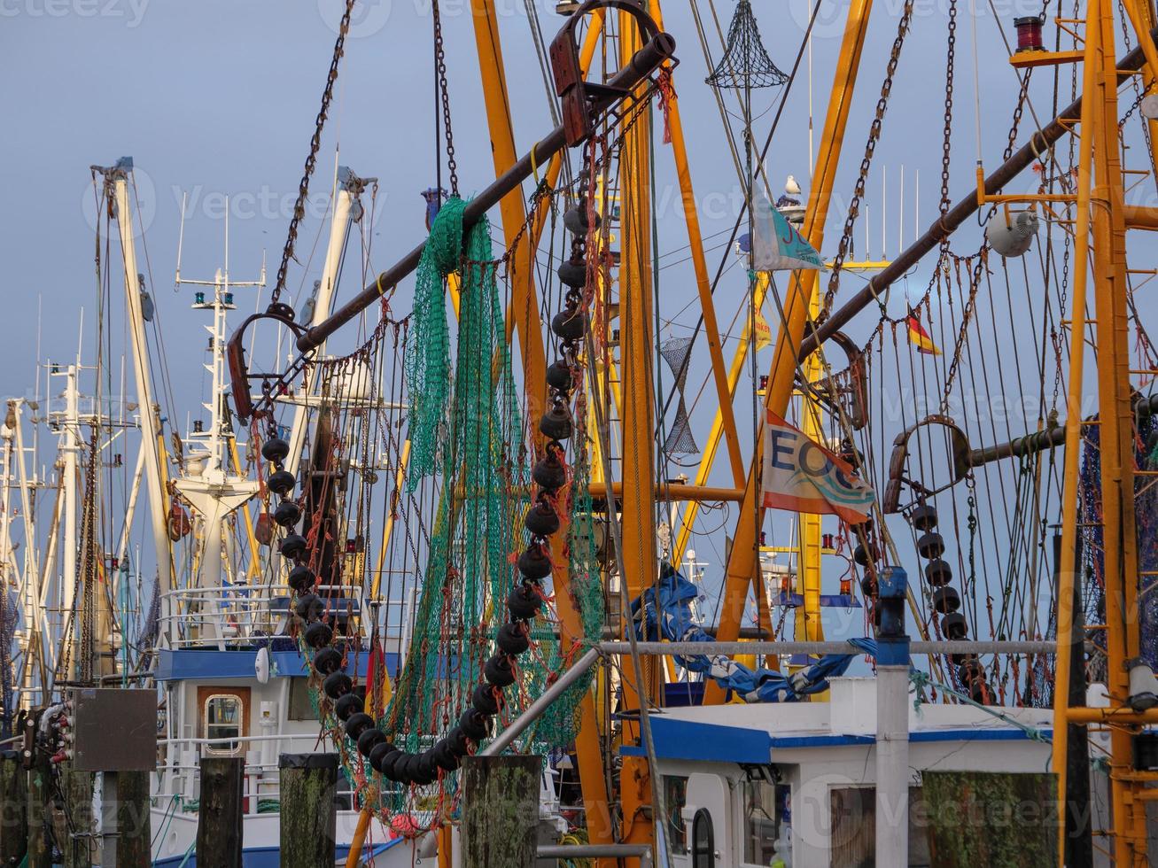 Greetsiel at the german north sea coast photo