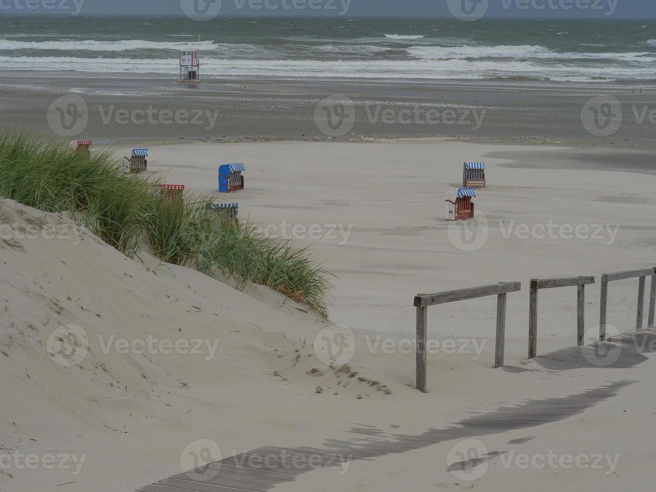 at the beach of Juist island photo