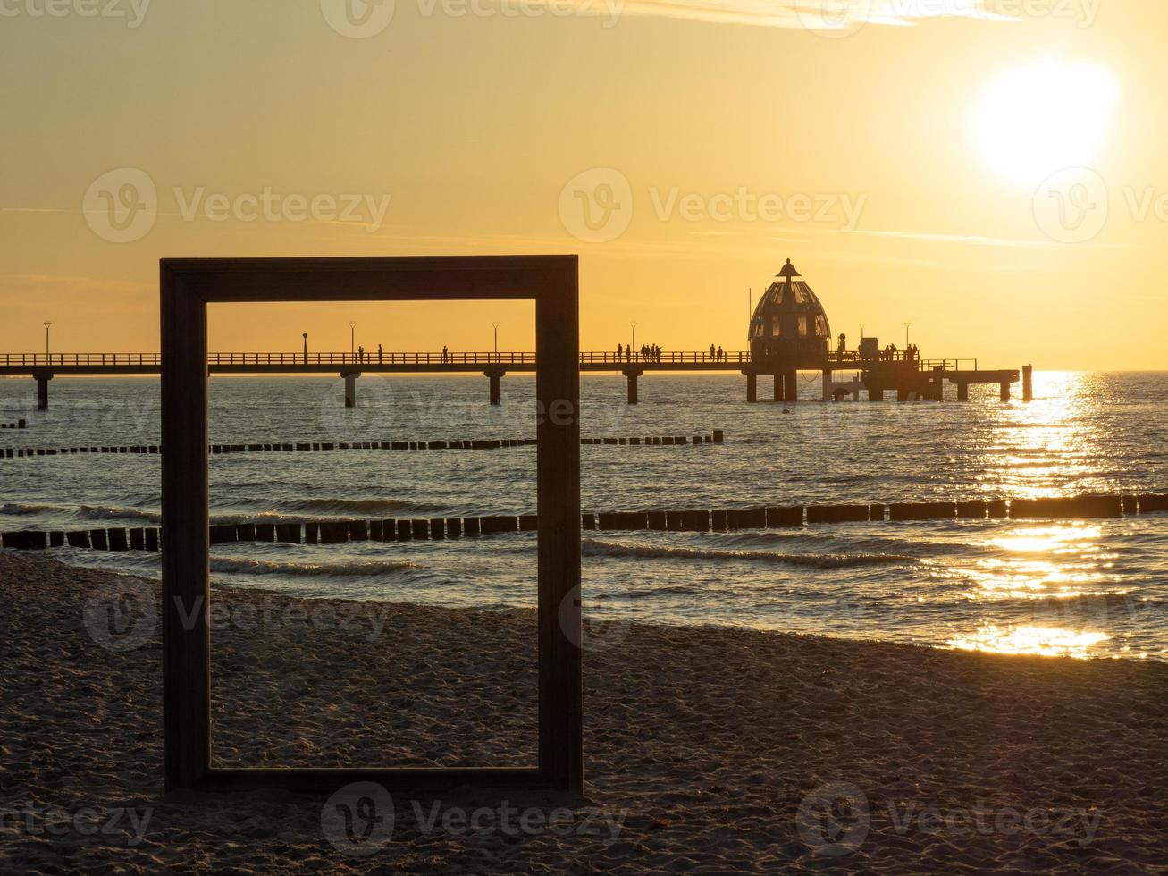 zingst at the baltic sea in germany photo