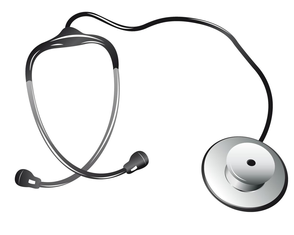 The medical device a stethoscope vector