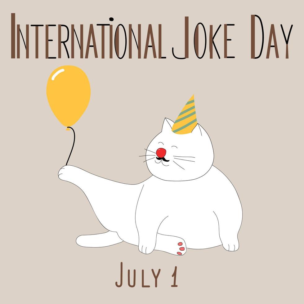 International Joke Day vector