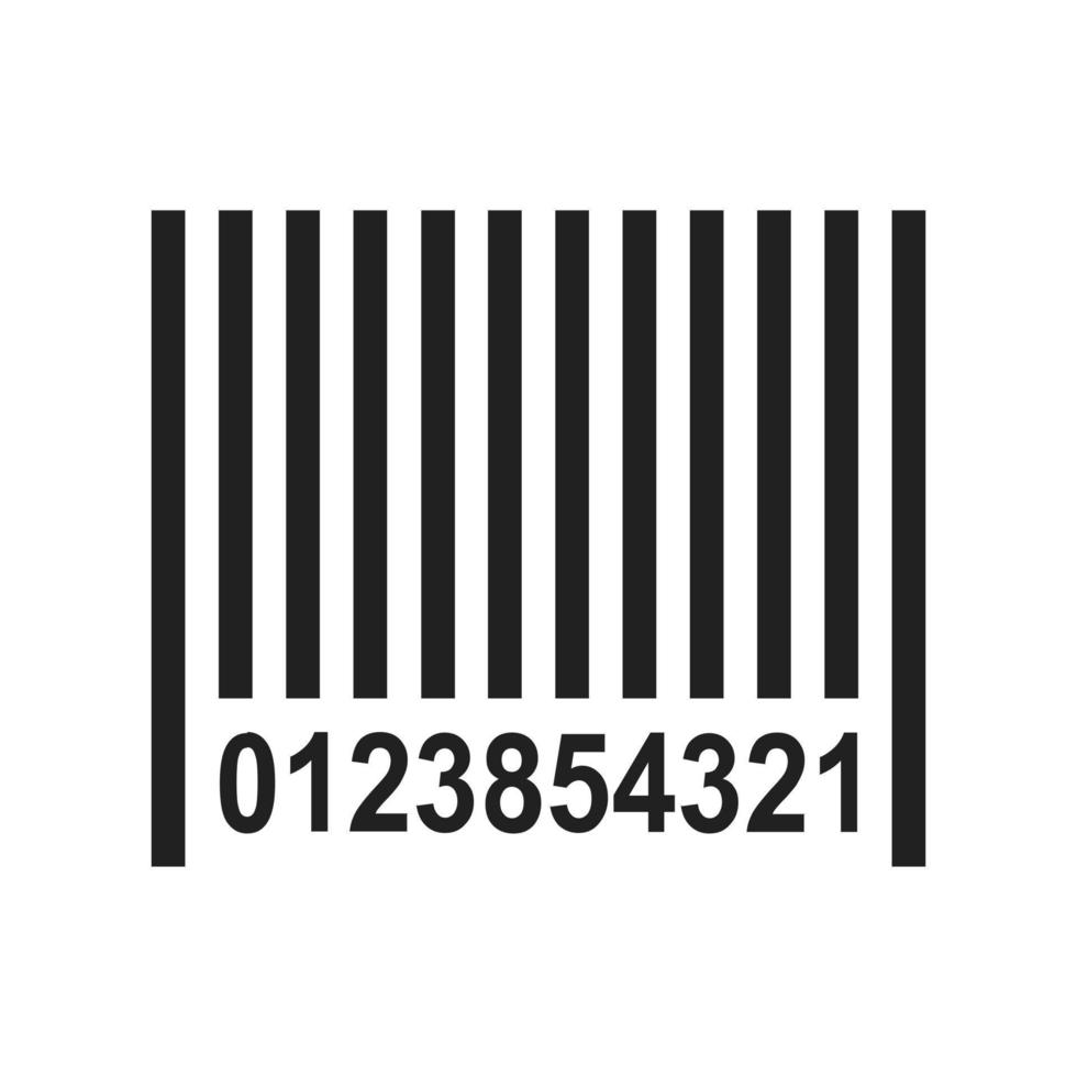 Barcode Line Icon vector
