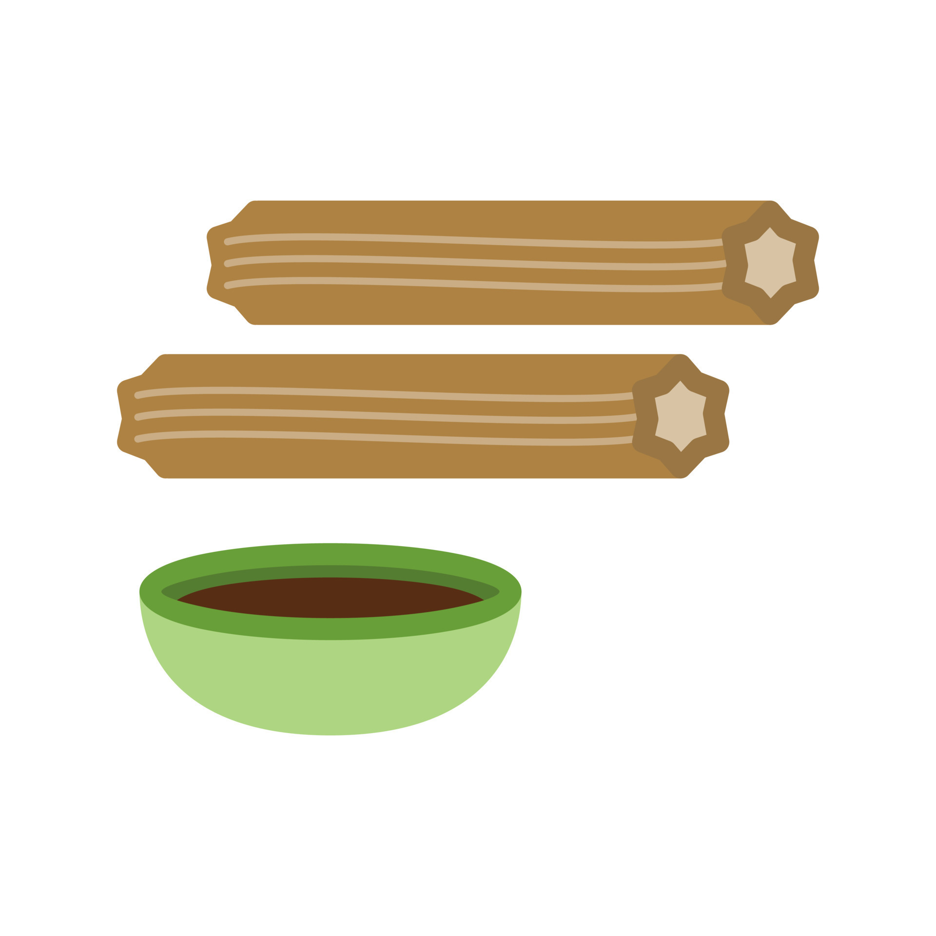 Churros Flat Multicolor Icon 7724217 Vector Art at Vecteezy