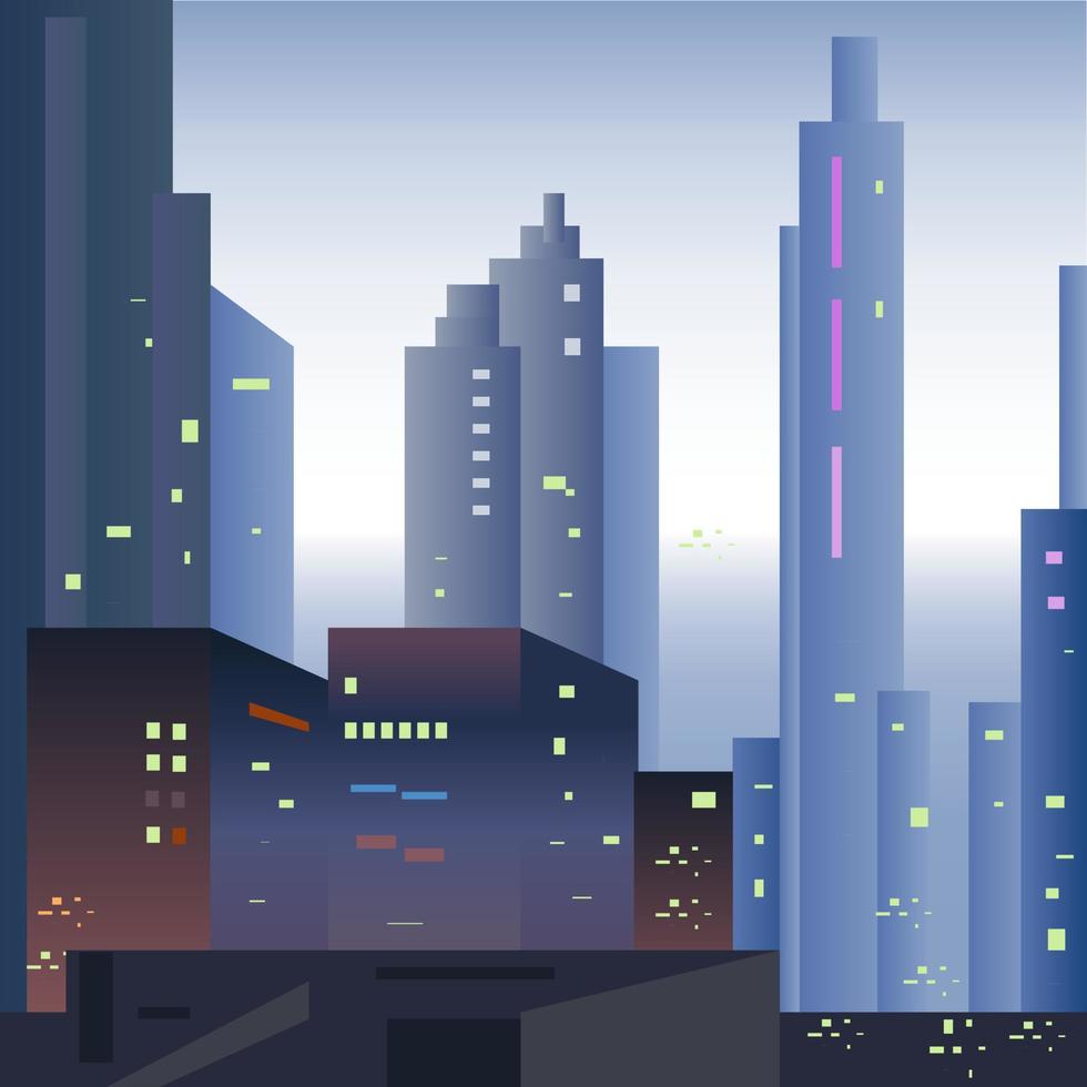Modern City Background vector