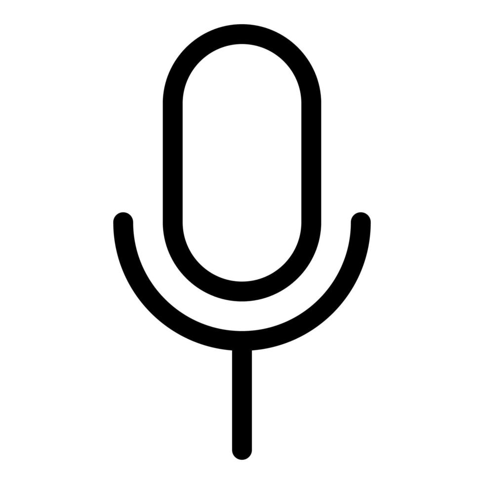 Microphone Icon, ui icon vector