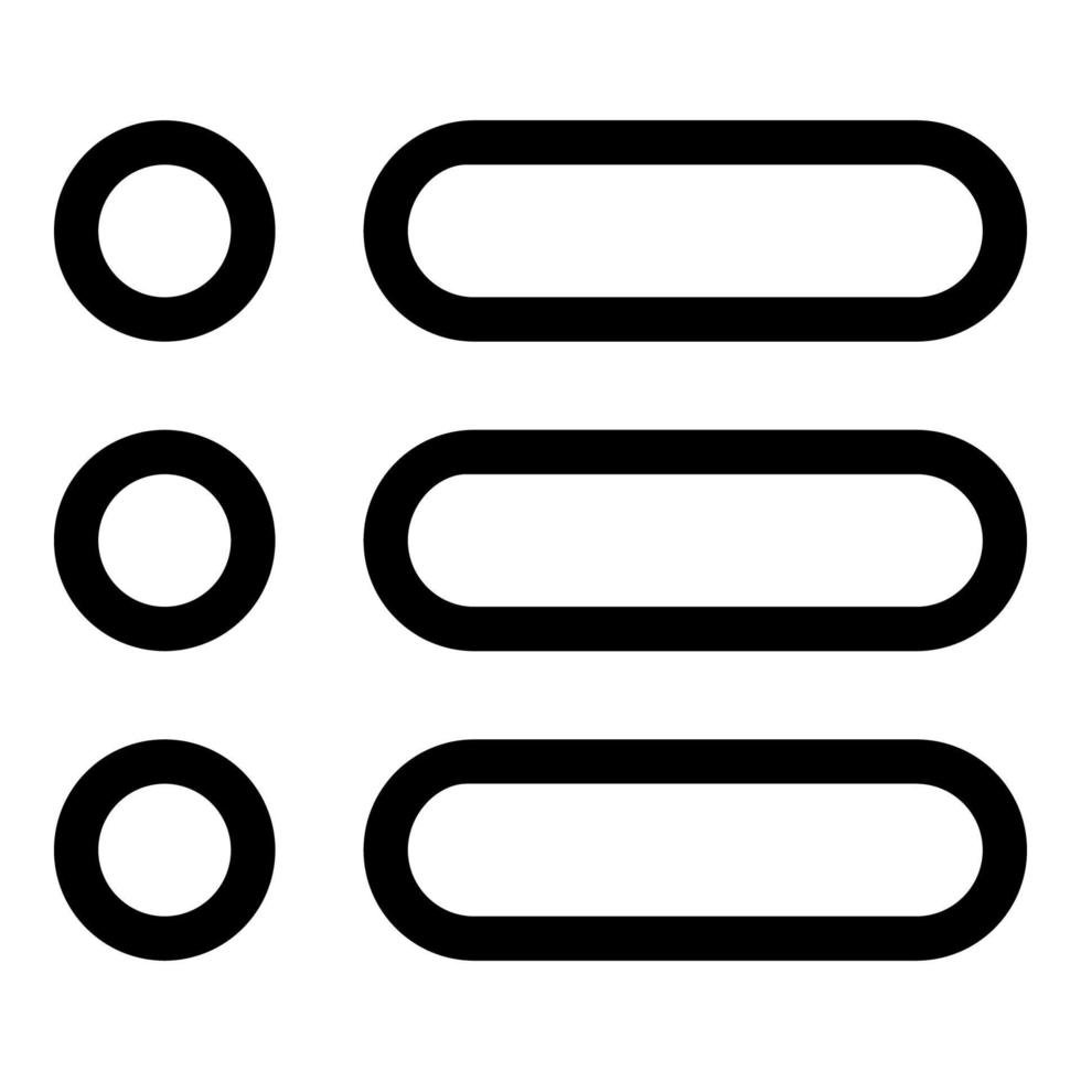 Menu Icon, ui icon vector