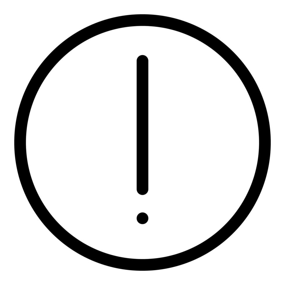 Warning Icon, ui icon vector