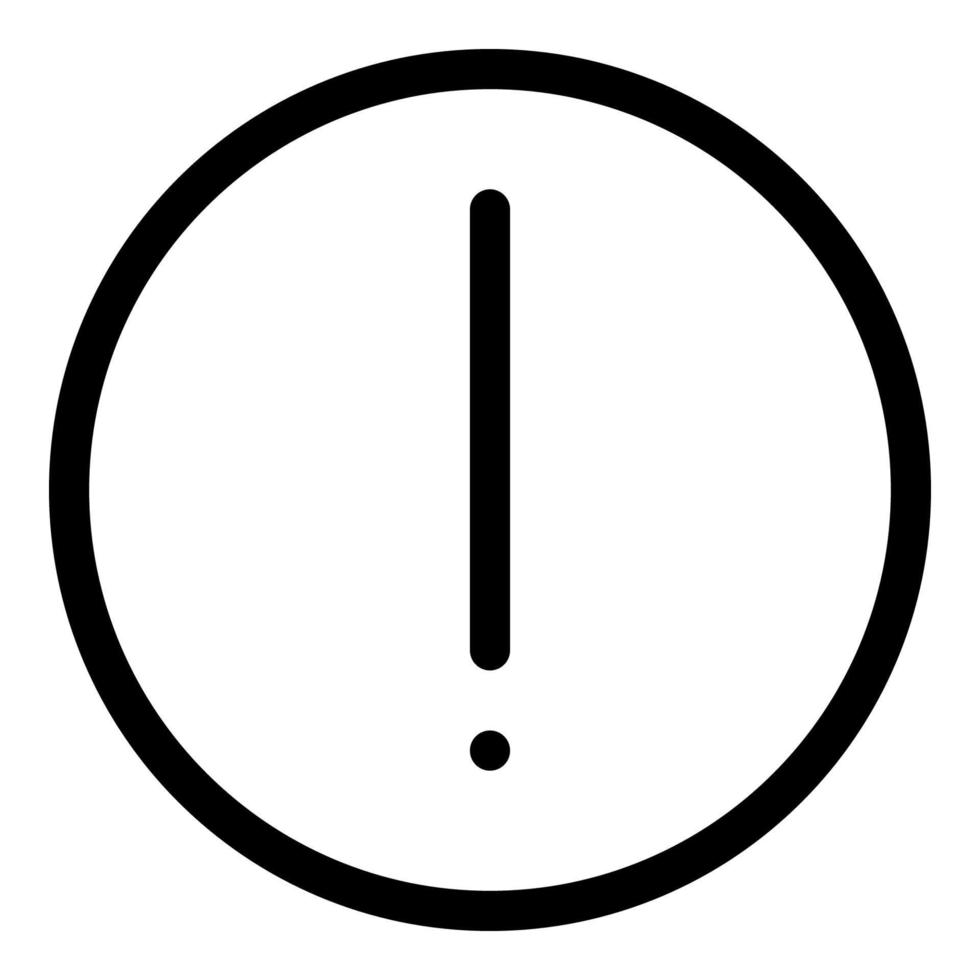 Warning Icon, ui icon vector