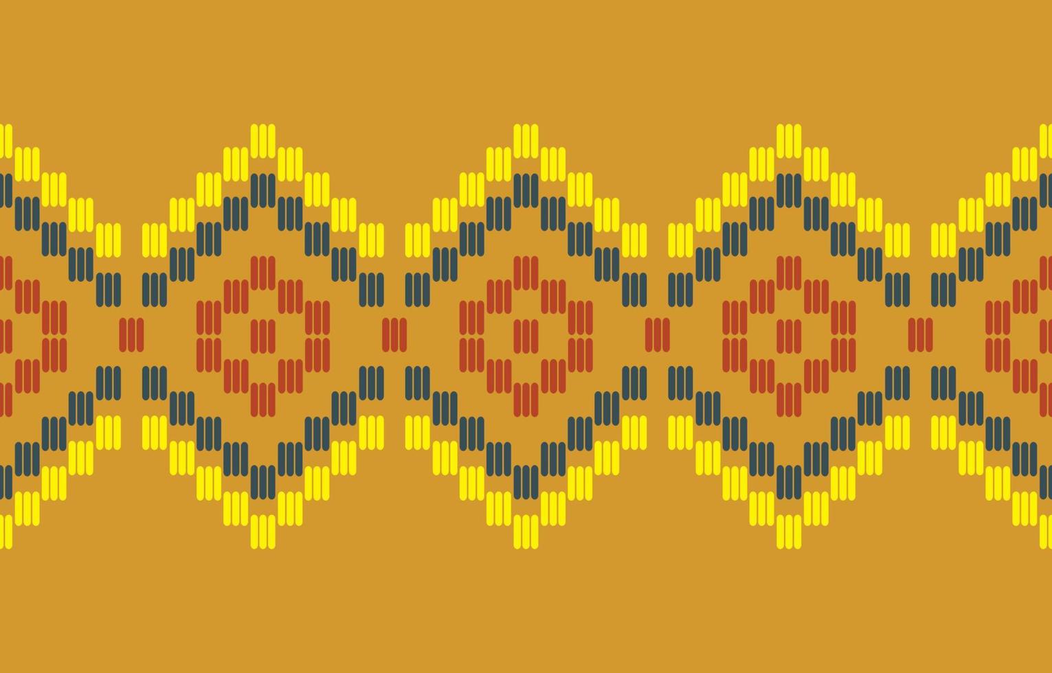 Handmade border beautiful art. Navajo seamless pattern in tribal, folk embroidery, Mexican Aztec geometric art ornament print.Design for carpet, wallpaper, clothing, wrapping, fabric, cover, textile vector