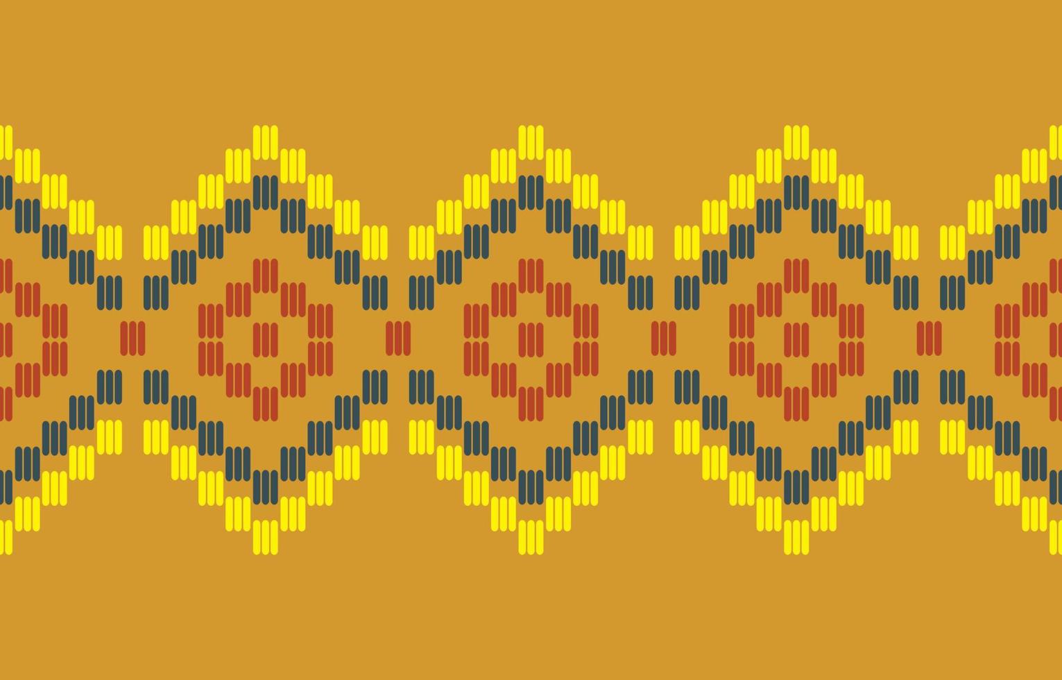 borde hecho a mano hermoso arte. patrón inconsútil navajo en tribal, bordado popular, ornamento de arte geométrico azteca mexicano print.design para alfombra, papel pintado, ropa, envoltura, tela, cubierta, textil vector