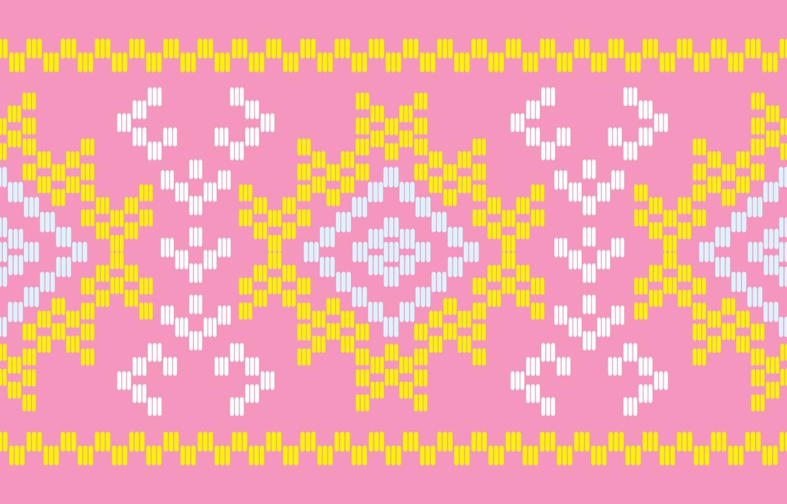 Handmade border beautiful art. Navajo seamless pattern in tribal, folk embroidery, Mexican Aztec geometric art ornament print.Design for carpet, wallpaper, clothing, wrapping, fabric, cover, textile vector