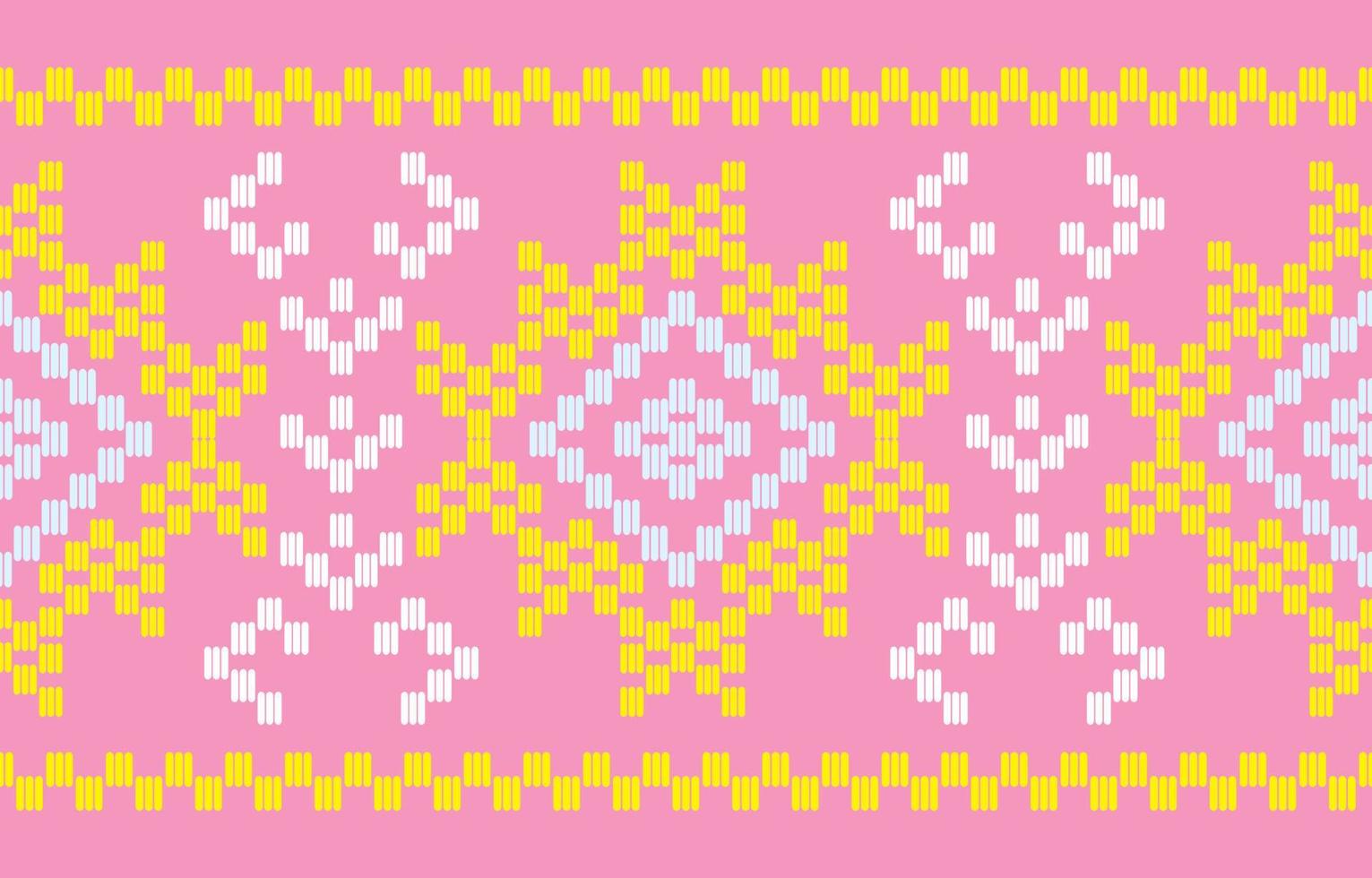 Handmade border beautiful art. Navajo seamless pattern in tribal, folk embroidery, Mexican Aztec geometric art ornament print.Design for carpet, wallpaper, clothing, wrapping, fabric, cover, textile vector