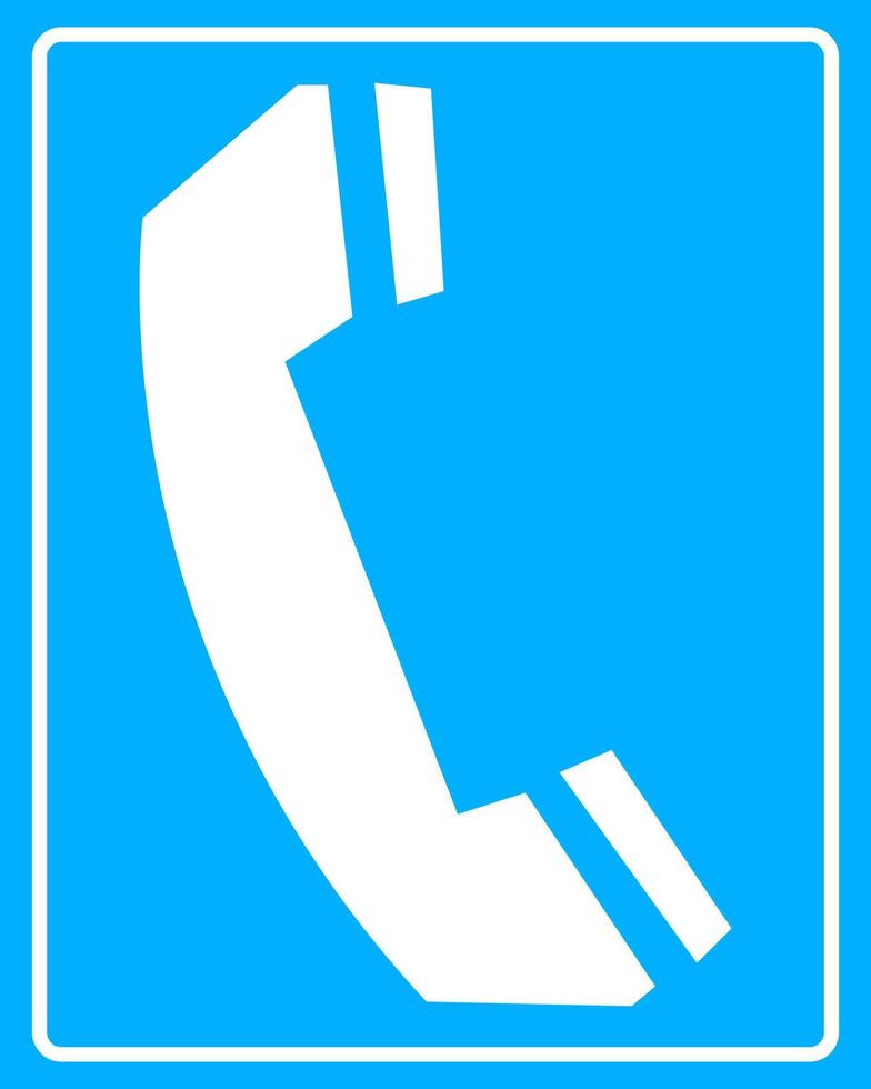 white phone icon vector