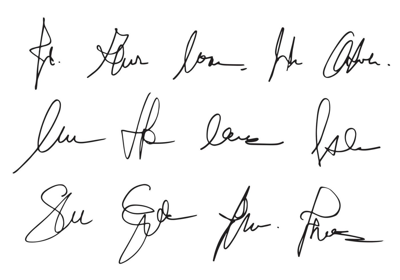 hand drawn doodles for design purposes vector