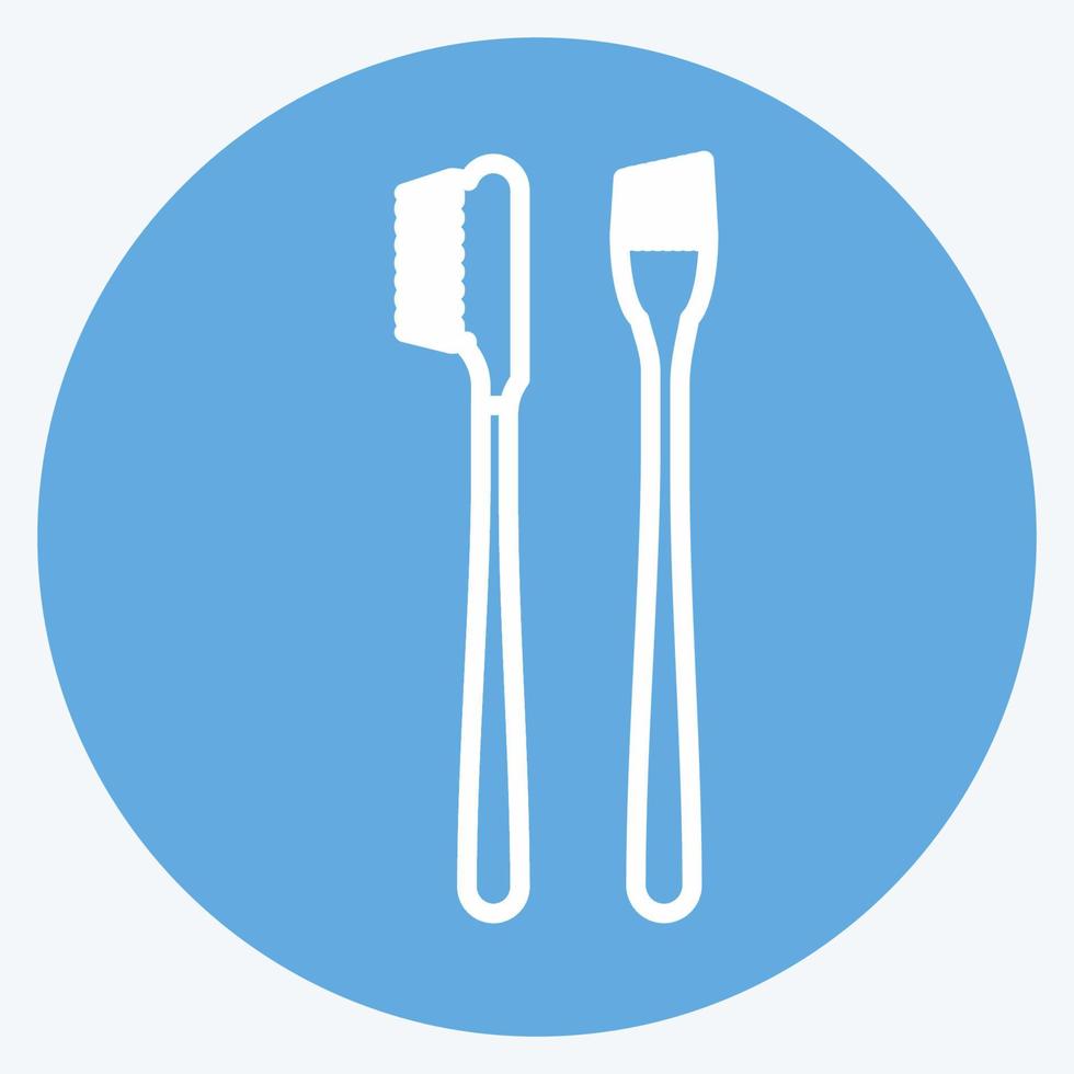 Icon Eyebrow Brush. suitable for beauty care symbol. vector