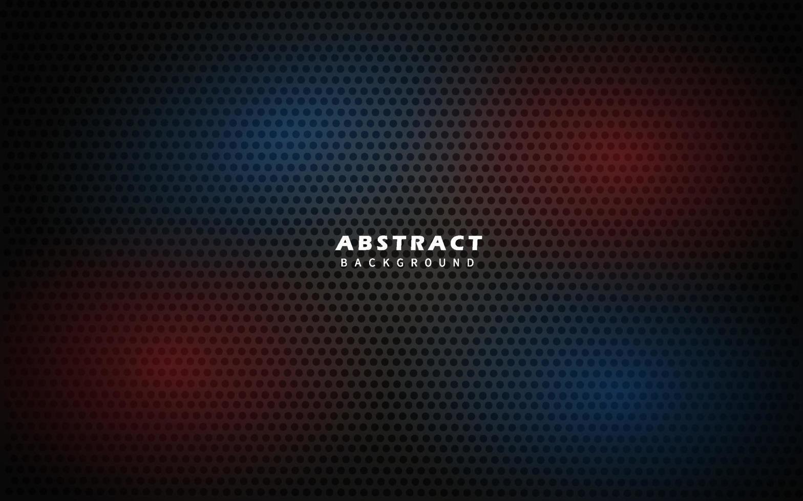 Black carbon background and red and blue neon light vector