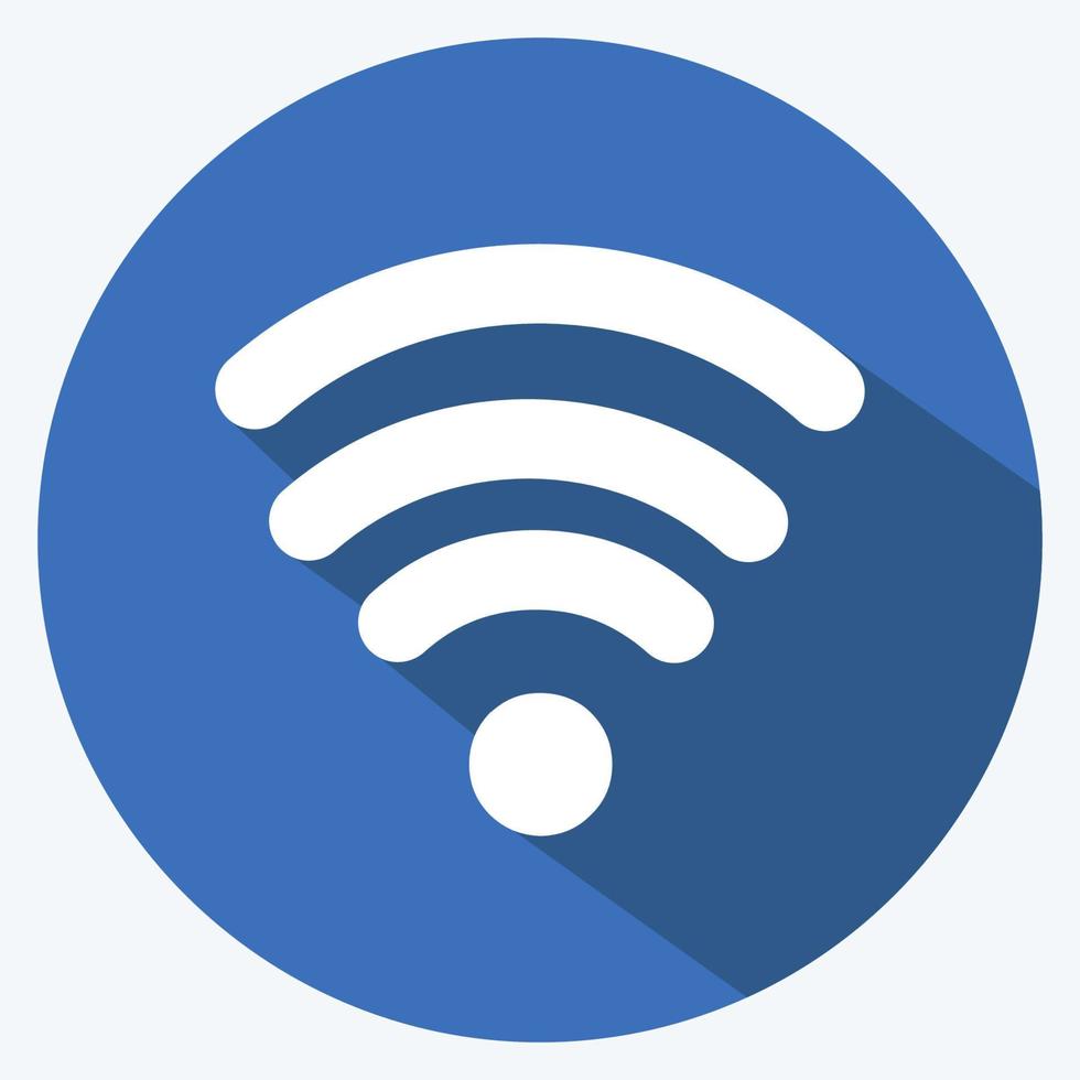 Icon Wifi. suitable for Mobile Apps symbol vector