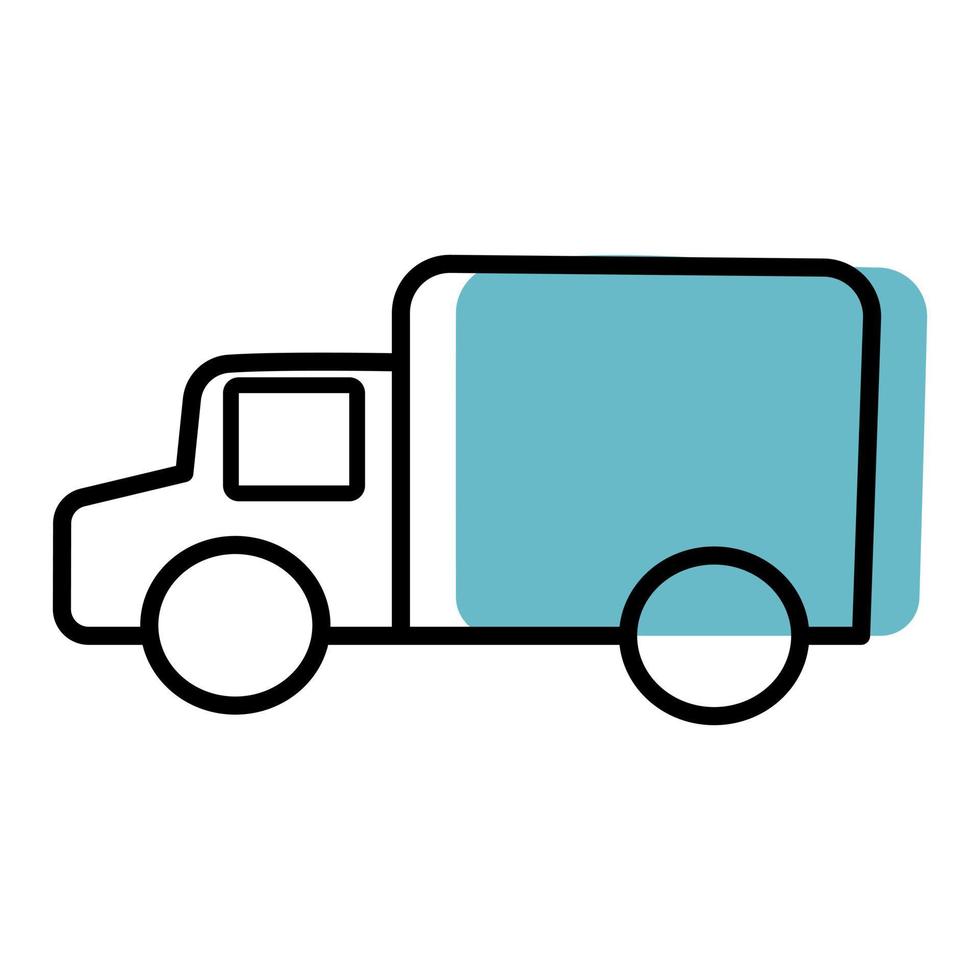 Truck icon vector design.