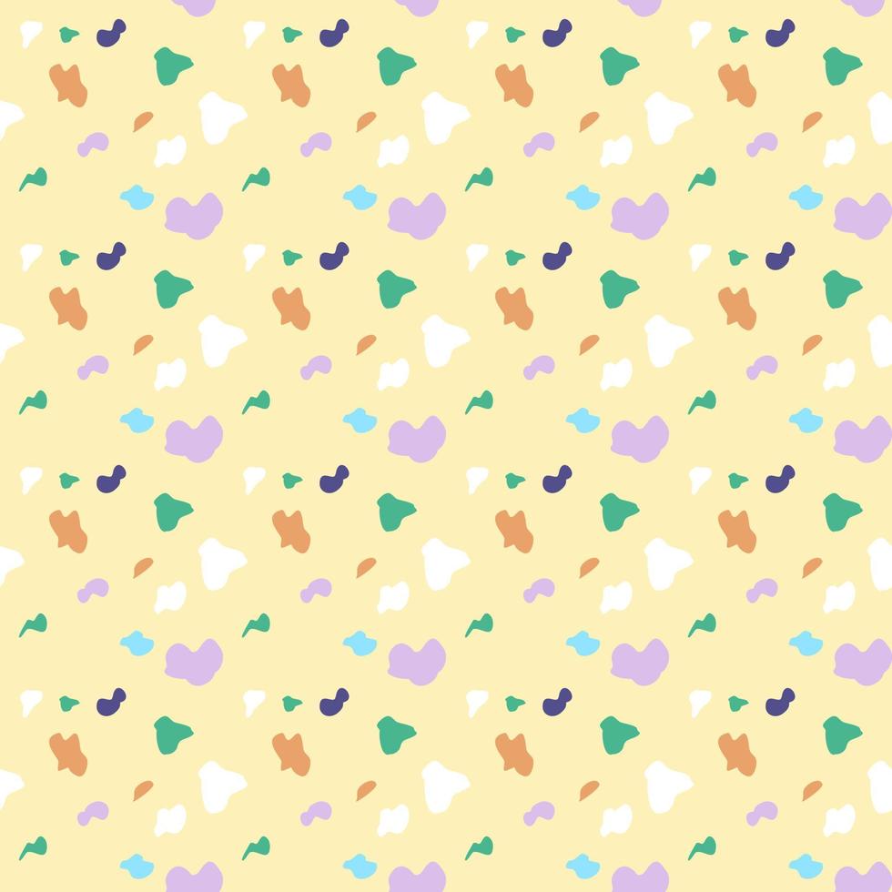 Seamless pattern with minimal shapes. vector