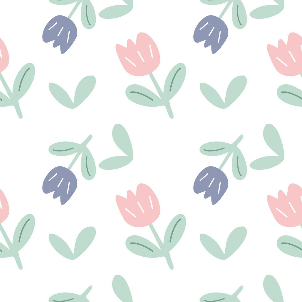 Seamless pattern of botanical.background. vector