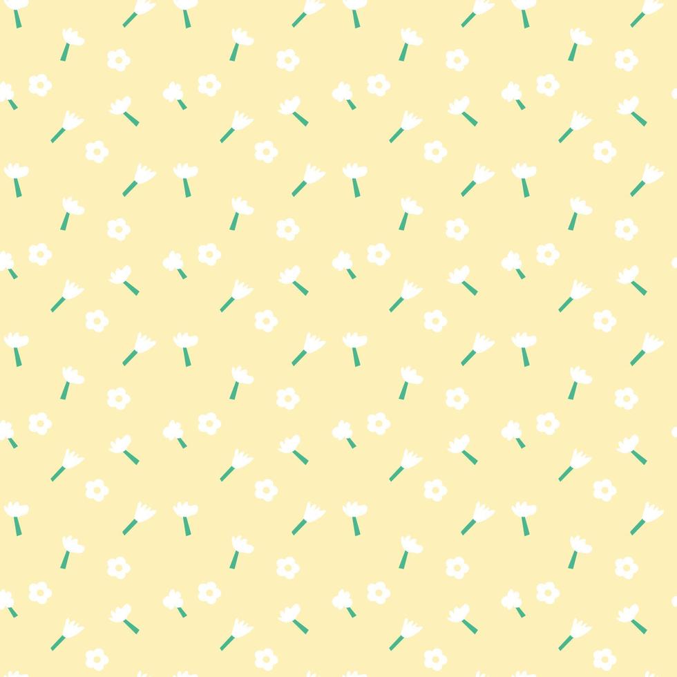 seamless pattern with flower. vector