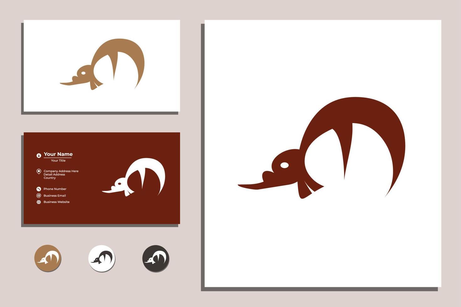 The M logo forms a rhino vector