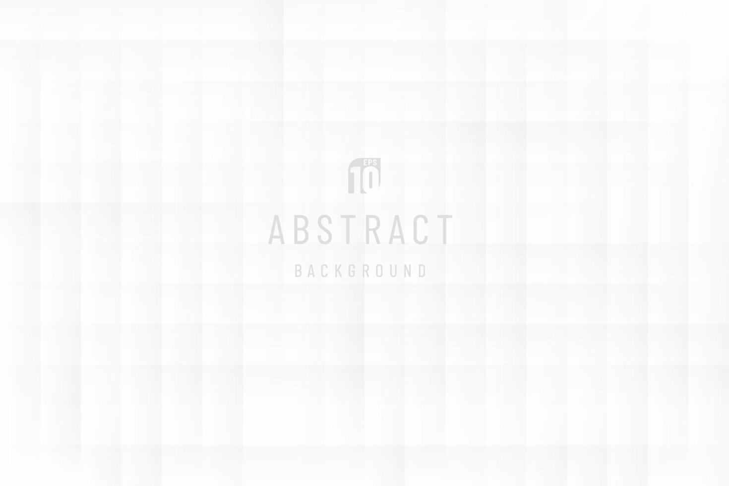 Abstract gradient white and gray square tile pattern minimal background. Simple geometric silver background with copy space. Design for cover template, poster, web banner, print ad. Vector EPS10.