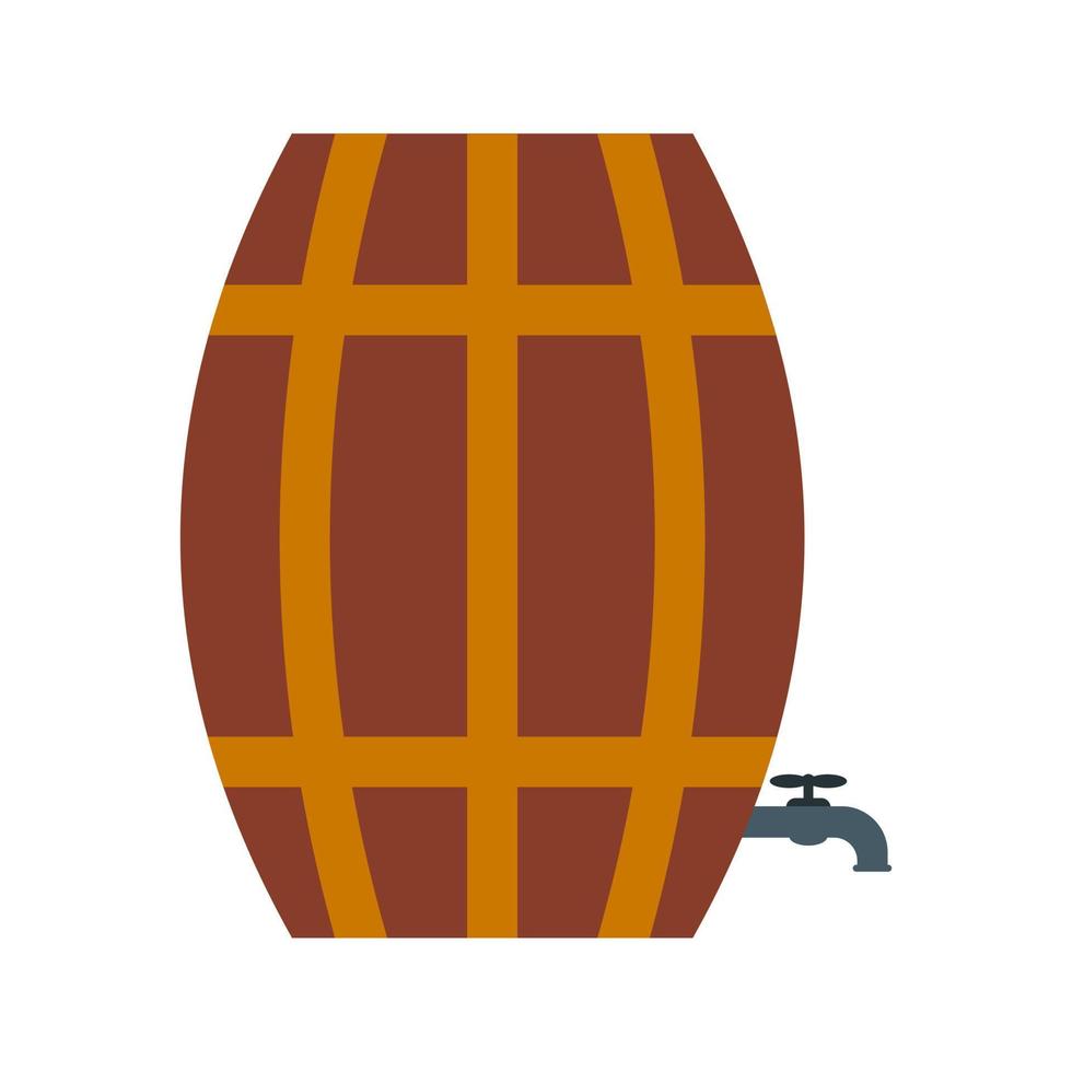 Barrel Flat Multicolor Icon vector