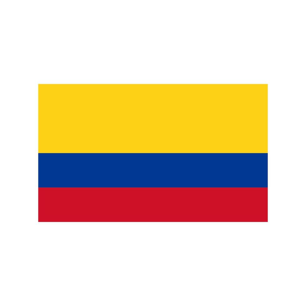 colombia plana icono multicolor vector