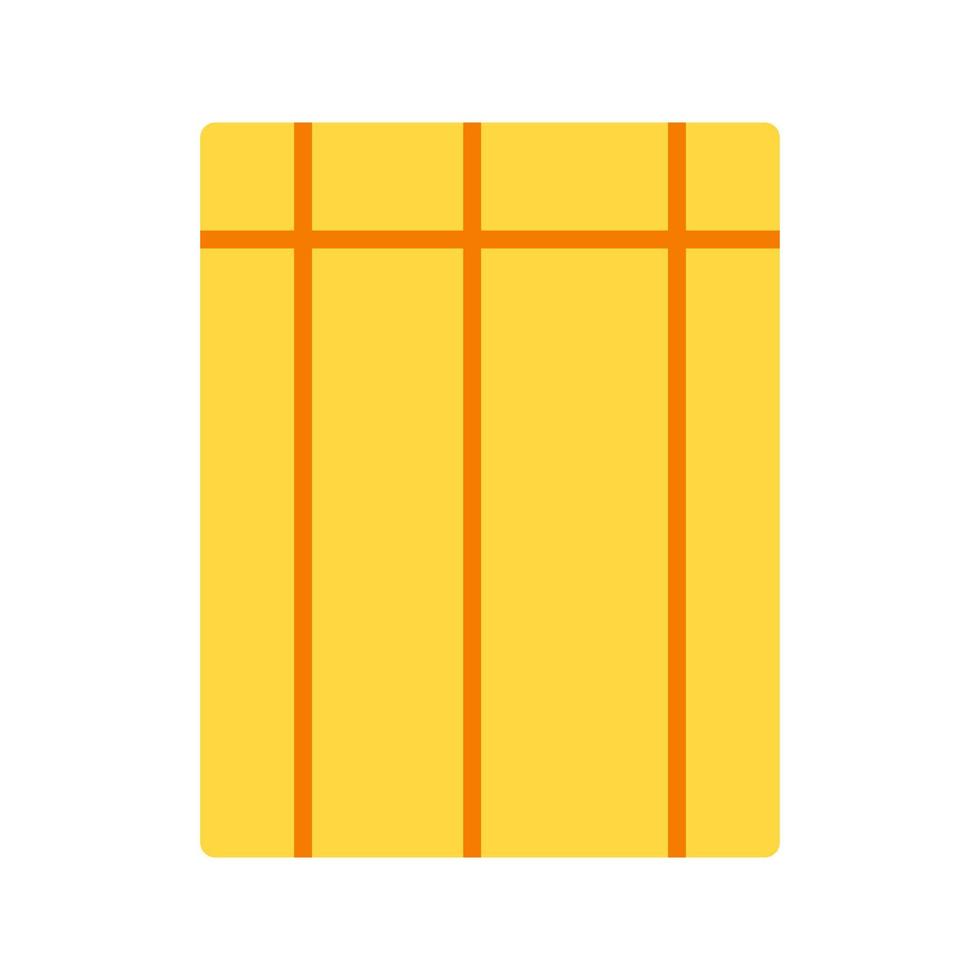tabla de tarifas plana icono multicolor vector