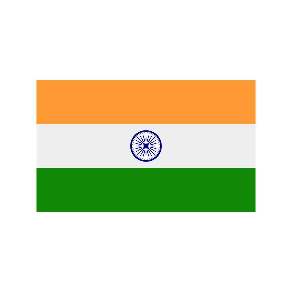 India Flat Multicolor Icon vector