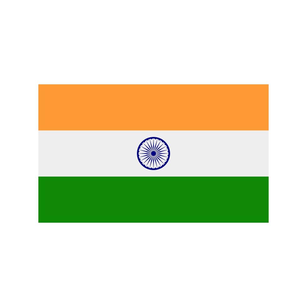 India Flat Multicolor Icon vector