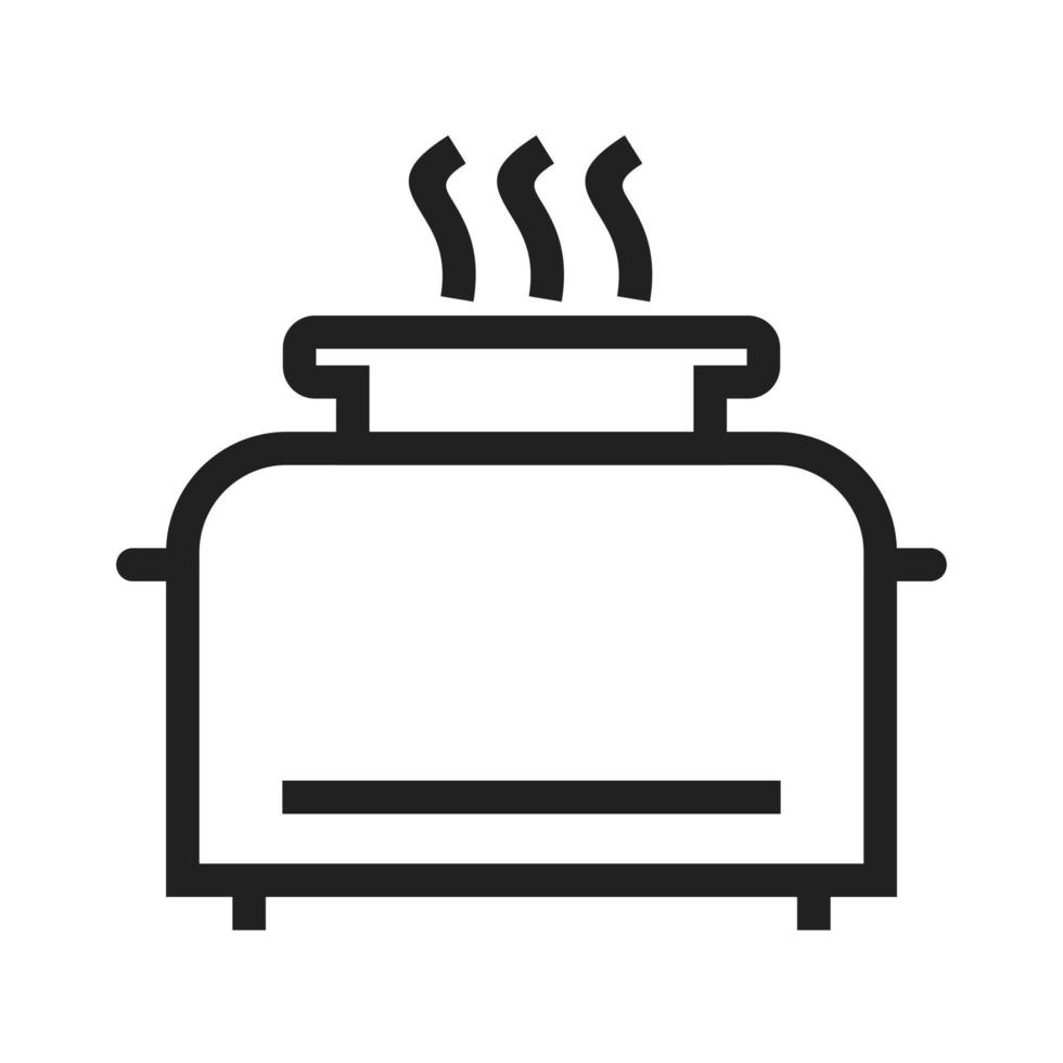 Toaster Line Icon vector