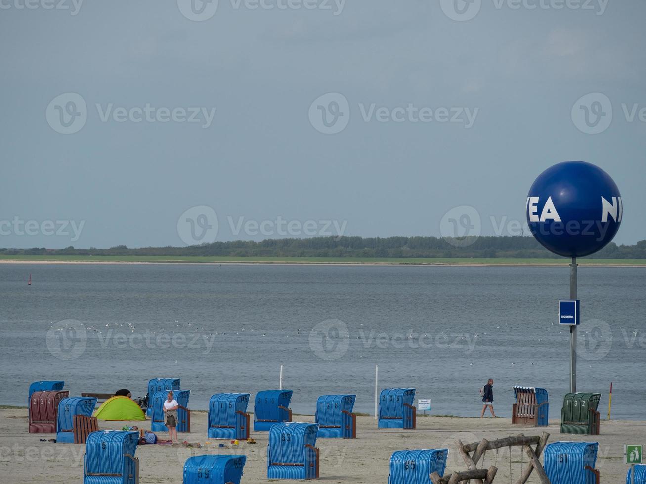 Dornumersiel at the german north sea coast photo