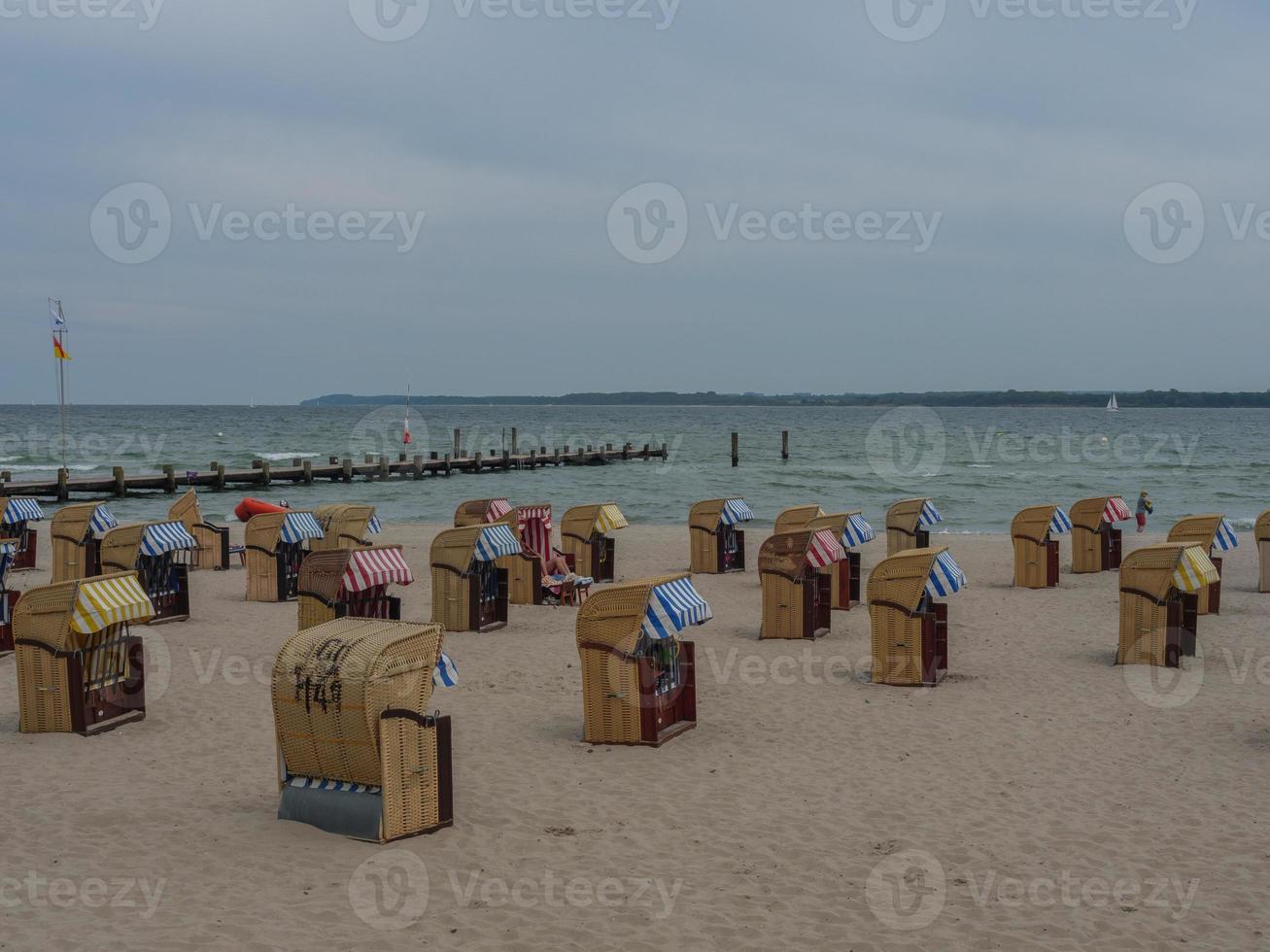 Travemuende beach in germany photo