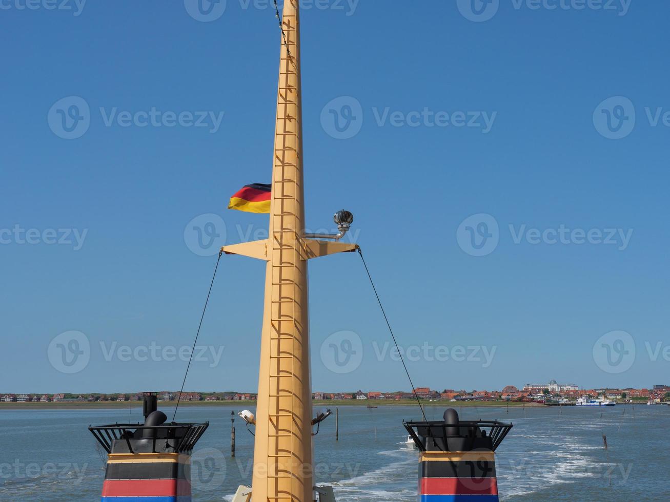 the island of Juist in the north sea photo