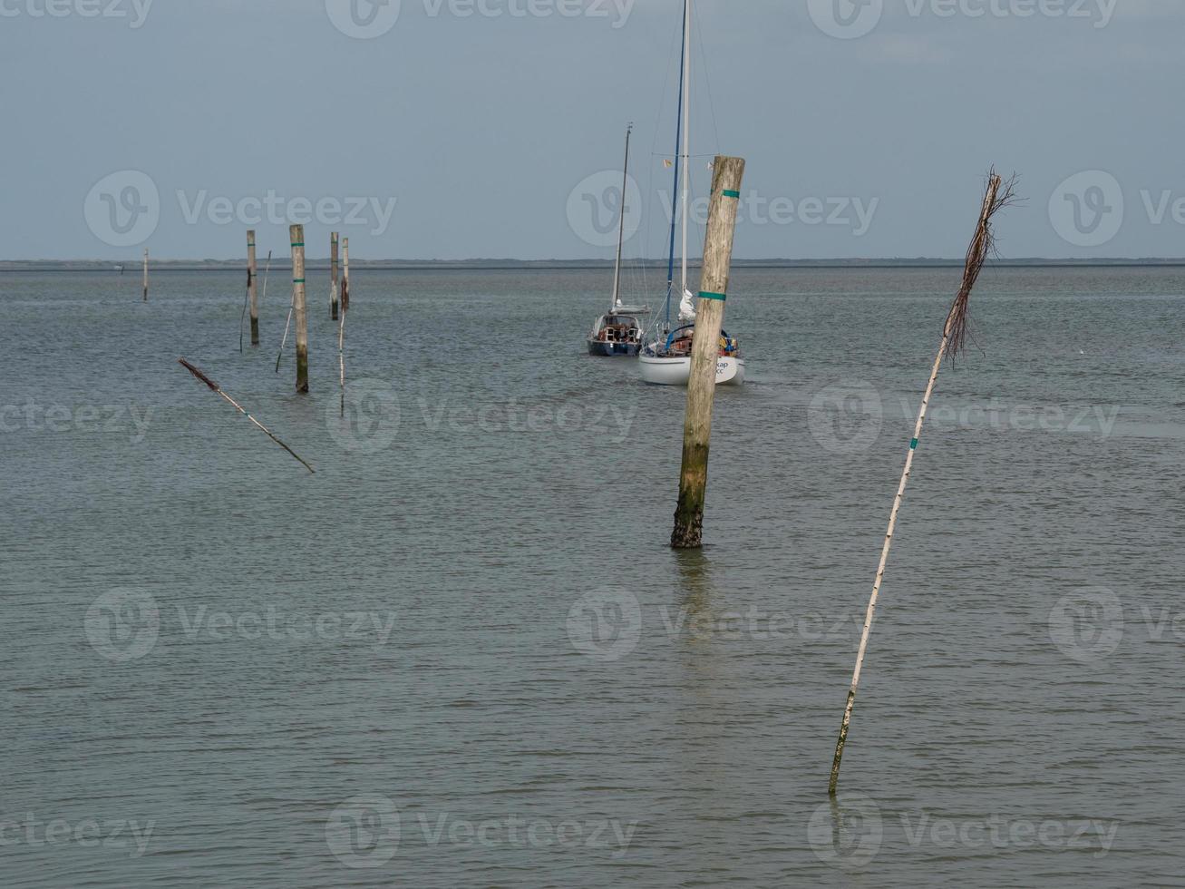 Dornumersiel at the german north sea coast photo