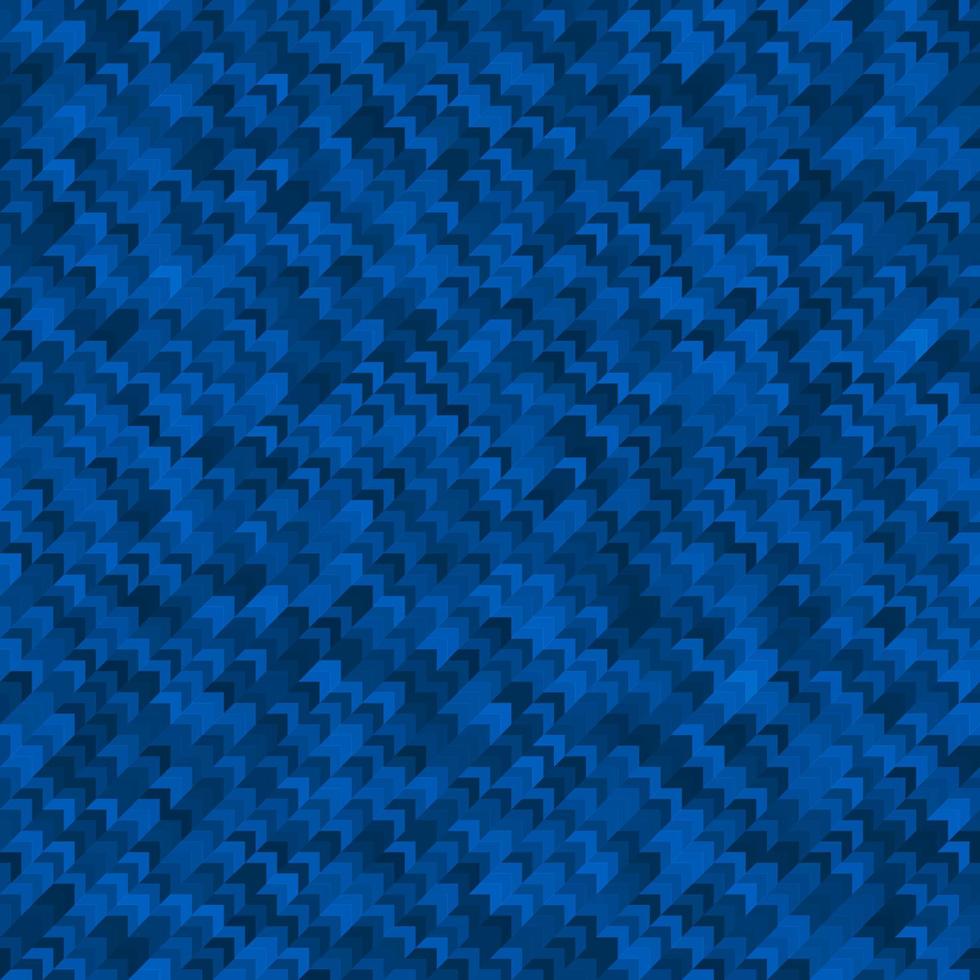 Dark blue geometric seamless pattern. Textured polygonal abstract backdrop. Business background. Technology concept. Design template. Vector illustration.