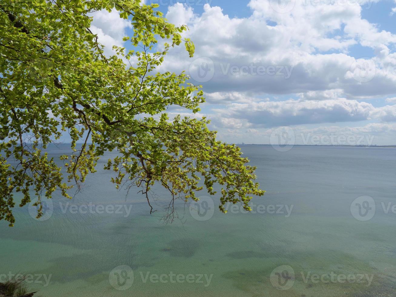 playa en el mar báltico en polonia foto