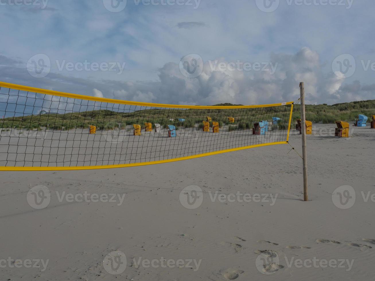 the beach of german island Juist photo