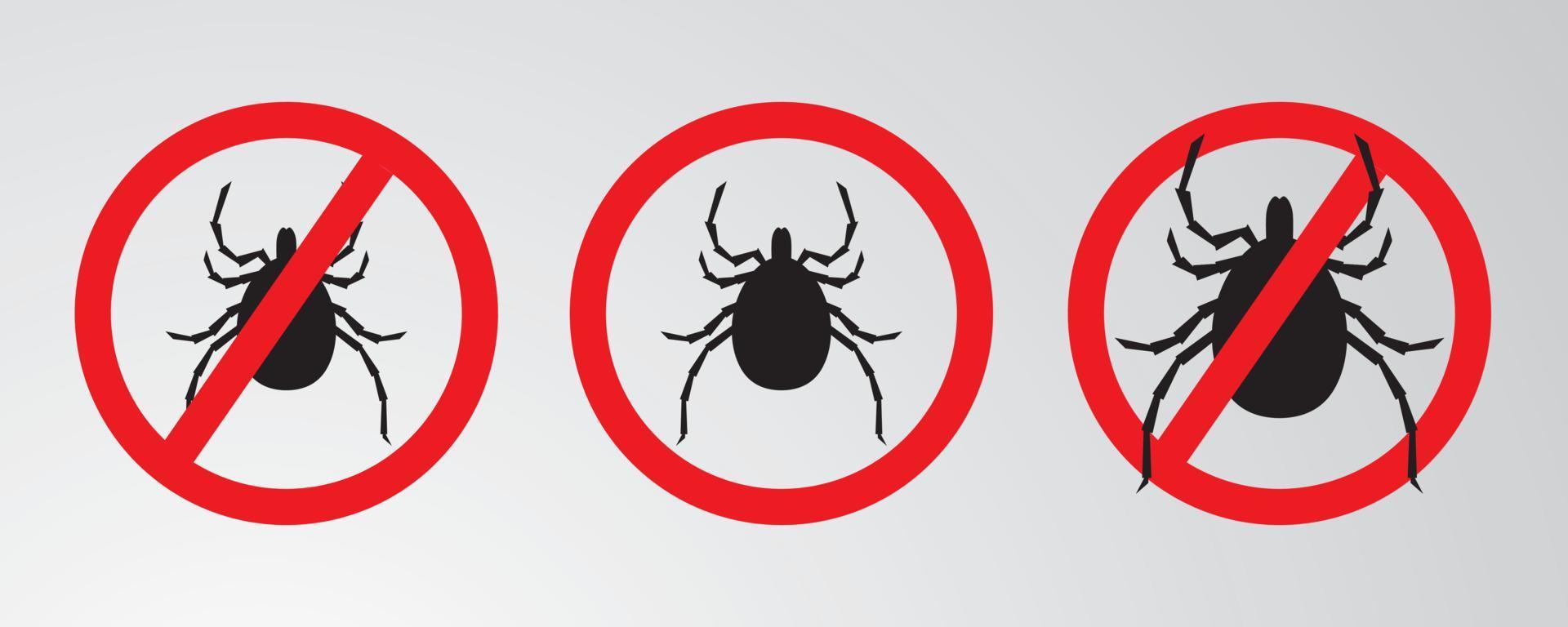 Attention ticks. Danger vector