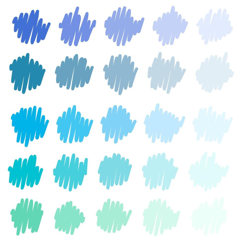 Colorful and gradient spots simple art vector illustration